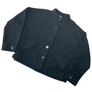 EUC Max & Studio London Black Button-Up Jacket Size XL